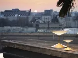 Lampada in metallo e vetro Narciso Tavolo di Pentalight