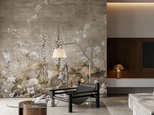 Carta da parati Bruma Inkiostro Bianco