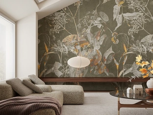 Carta da parati Cantico di Inkiostro Bianco