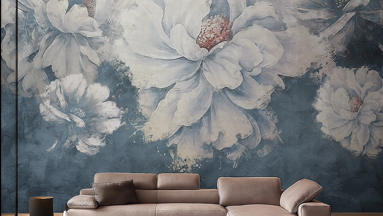 Carta da parati Flower Painting di Adriani e Rossi