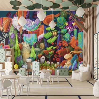 Carta da parati Fantasy Tale di Inkiostro Bianco