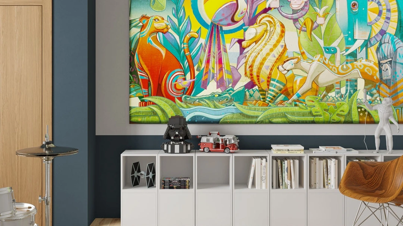 Carta da parati Friends di Inkiostro Bianco