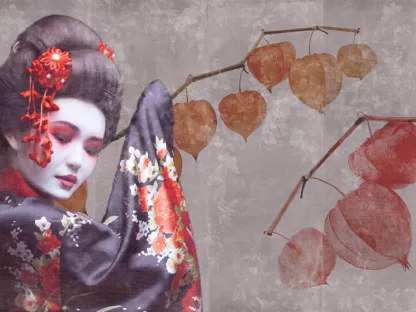 Carta da parati Maiko di Inkiostro Bianco
