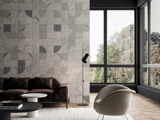 Carta da parati Mosaico lunare di Inkiostro Bianco