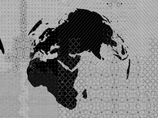 Carta da parati Strange World di Inkiostro Bianco