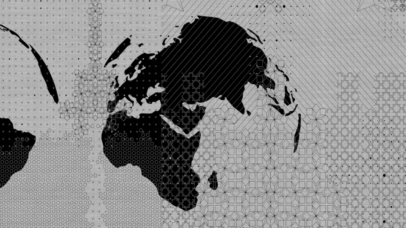 Carta da parati Strange World di Inkiostro Bianco