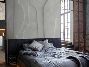 Carta da parati Threedi Grey di Adriani e Rossi