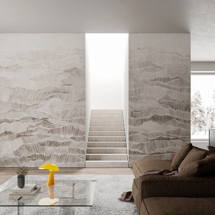 Carta da parati Yama di Inkiostro Bianco