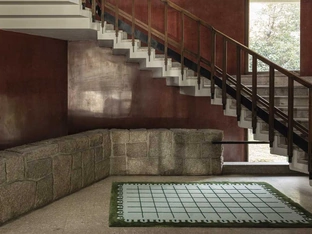 Tappeto CoDeco con cornice Verde di Carpet Edition