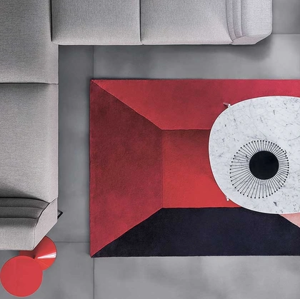 Tappeto Rooms in Lana di Carpet Edition