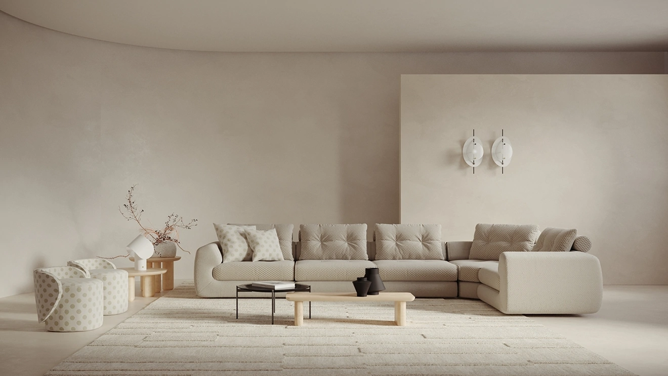 Tappeto Deck Bianco Caraibi di Carpet Edition