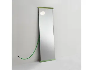 Specchio Ecco con lampada dimmerabile di Glas Italia