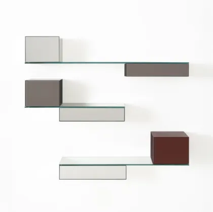Mensole Ollie Wall Unit di Glas Italia