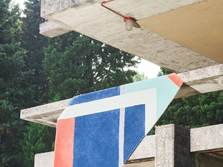 Tappeto in lana Roquebrune Line Up di Carpet Edition