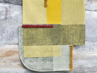 Tappeto Selce Marcasite Yellow di Carpet Edition