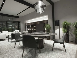 Tappeto Steel Bianco Artico in Bamboo e Lana di Carpet Edition