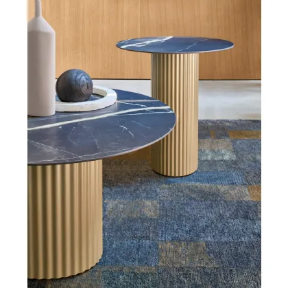 Tavolino Enea con top in ceramica di Riflessi