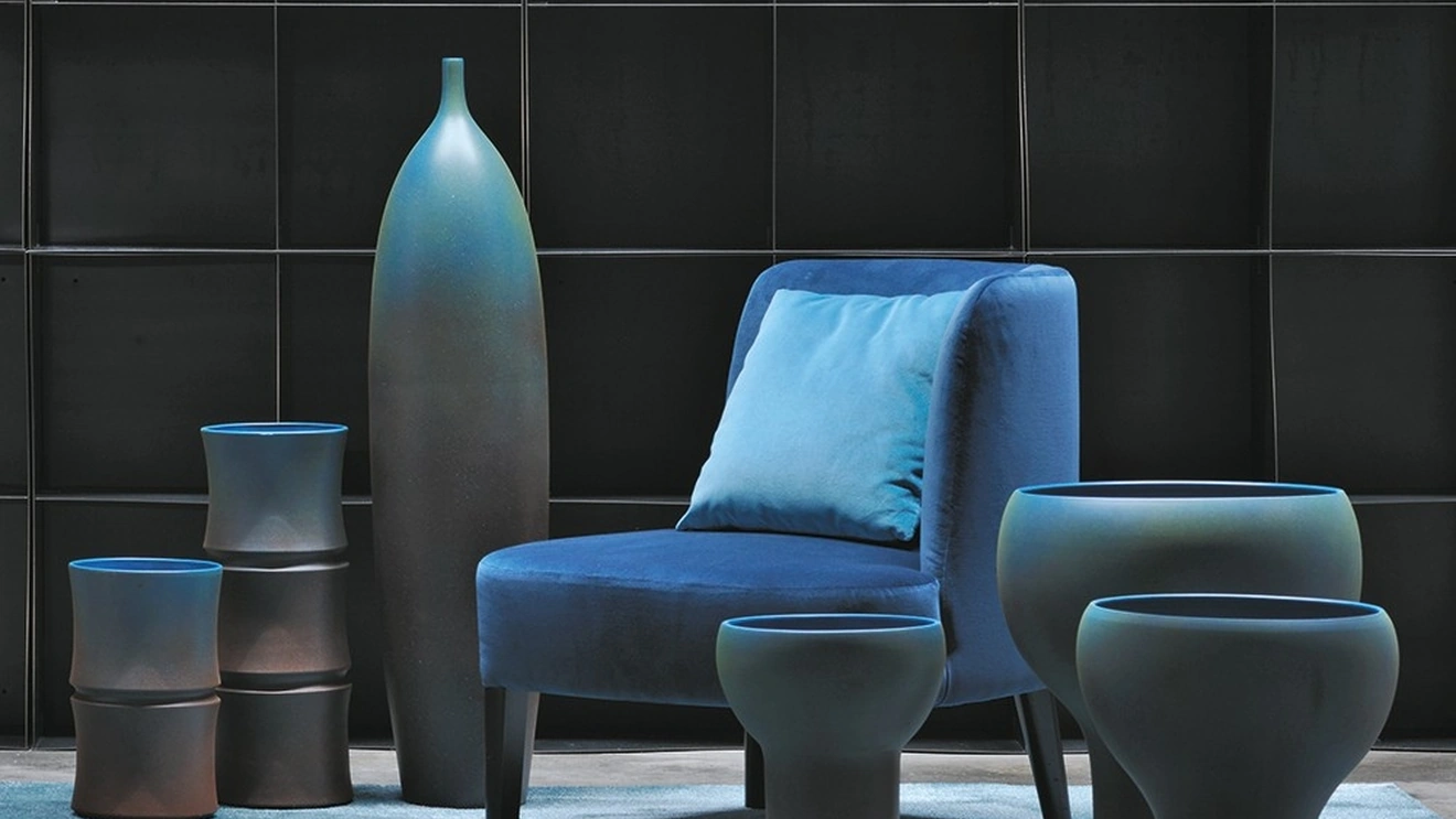 Vasi Mister Blue Collection di Adriani e Rossi