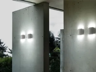 Lampada in alluminio con diffusore in policarbonato Astuccio di Zafferano