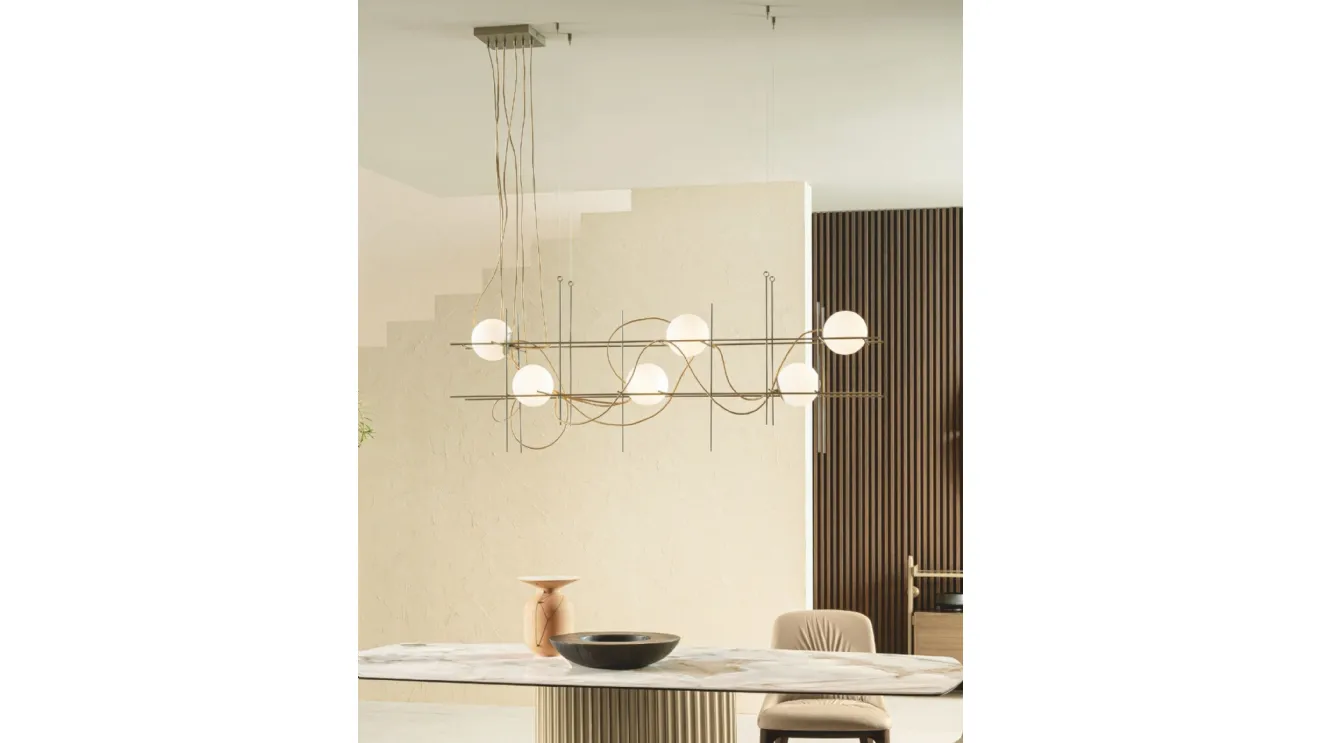 Lampada a sospensione Iron S di Riflessi