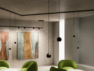 Lampada Node System a sospensione di Linea Light