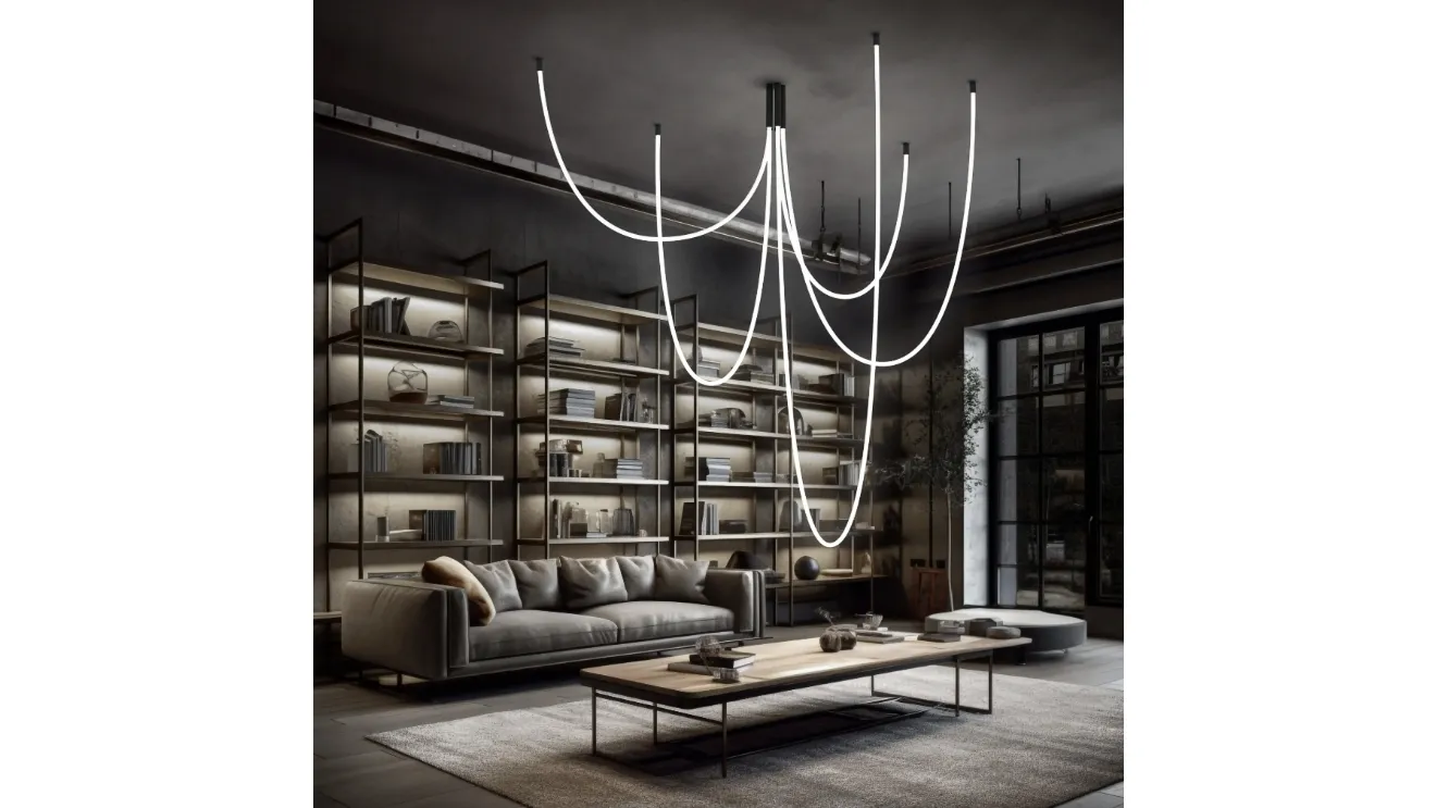 Lampada a sospensione Rubber di Linea Light