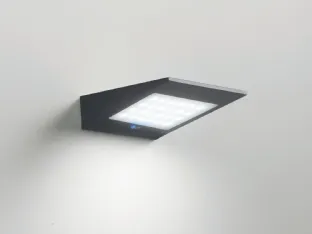 Lampada alluminio scuro e diffusore in policarbonato Solar di Zafferano