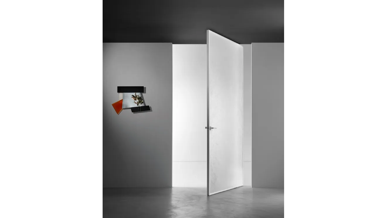 Porta Aladin Pivot Plain di Glas Italia