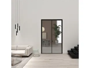 Porta per interni Aladin Double Swing Frame di Glas Italia