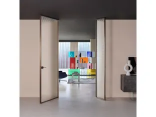 Porta per interni Sherazade Double Swing Plain di Glas Italia