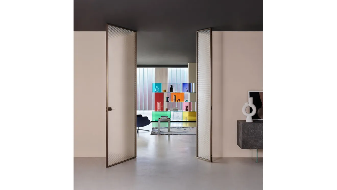 Porta per interni Sherazade Double Swing Plain di Glas Italia