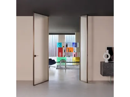 Porta per interni Sherazade Double Swing Plain di Glas Italia