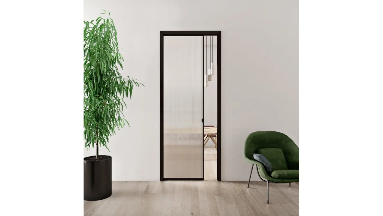 Porta per interni Sherazade Pocket Frame di Glas Italia