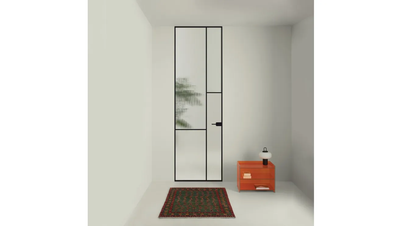 Porta per interni Sherazade Swing Plain Patchwork di Glas Italia