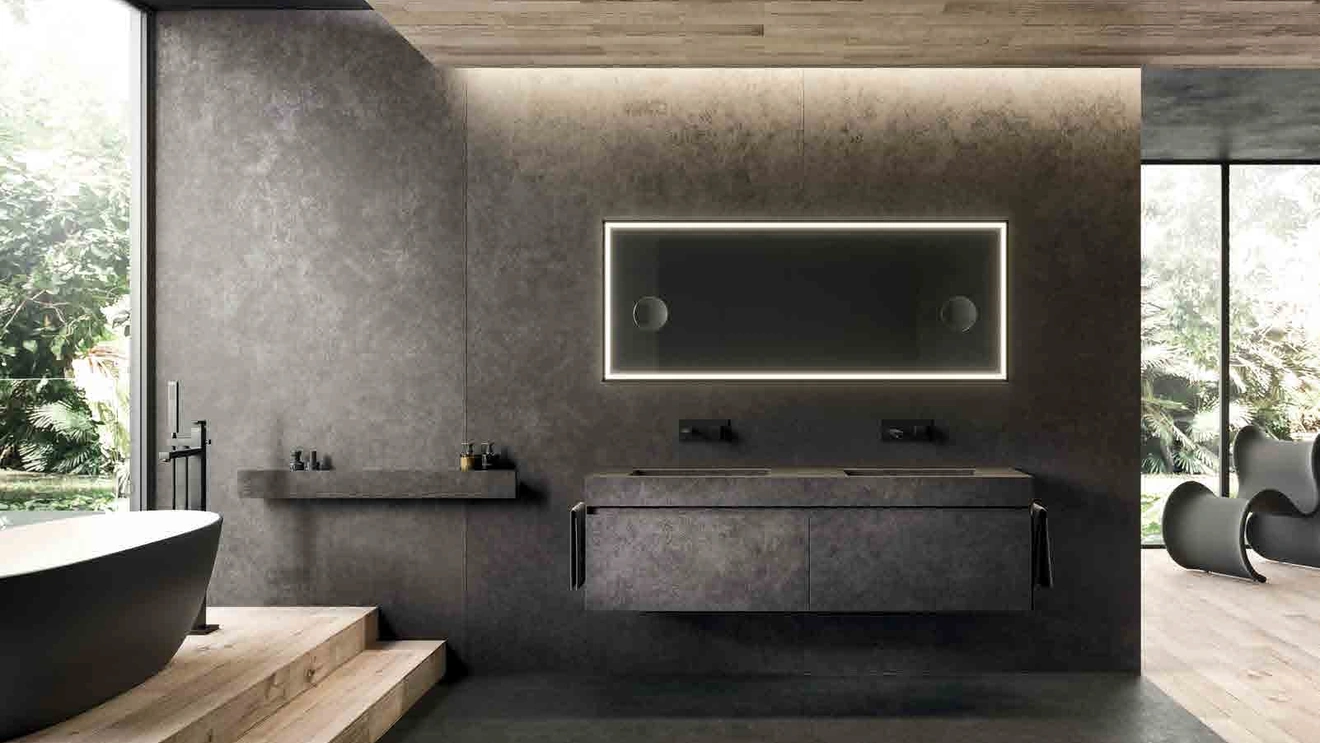 Mobile da Bagno sospeso 360Gradi_Concept_01 di Altamarea