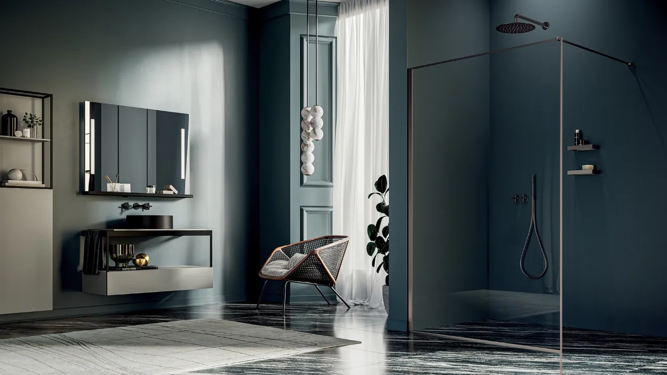 Box Doccia Indissima Walk In di Inda