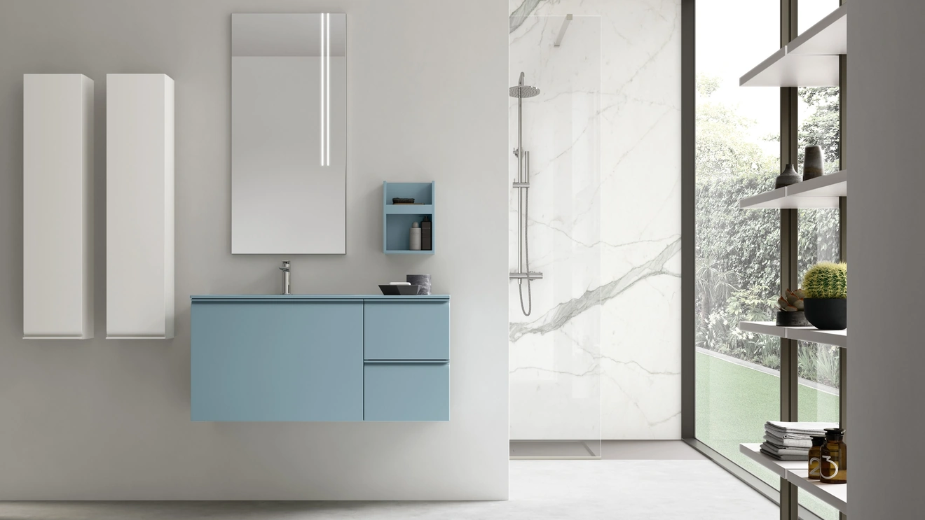 Mobile da Bagno sospeso Virgola 06 di Arcom