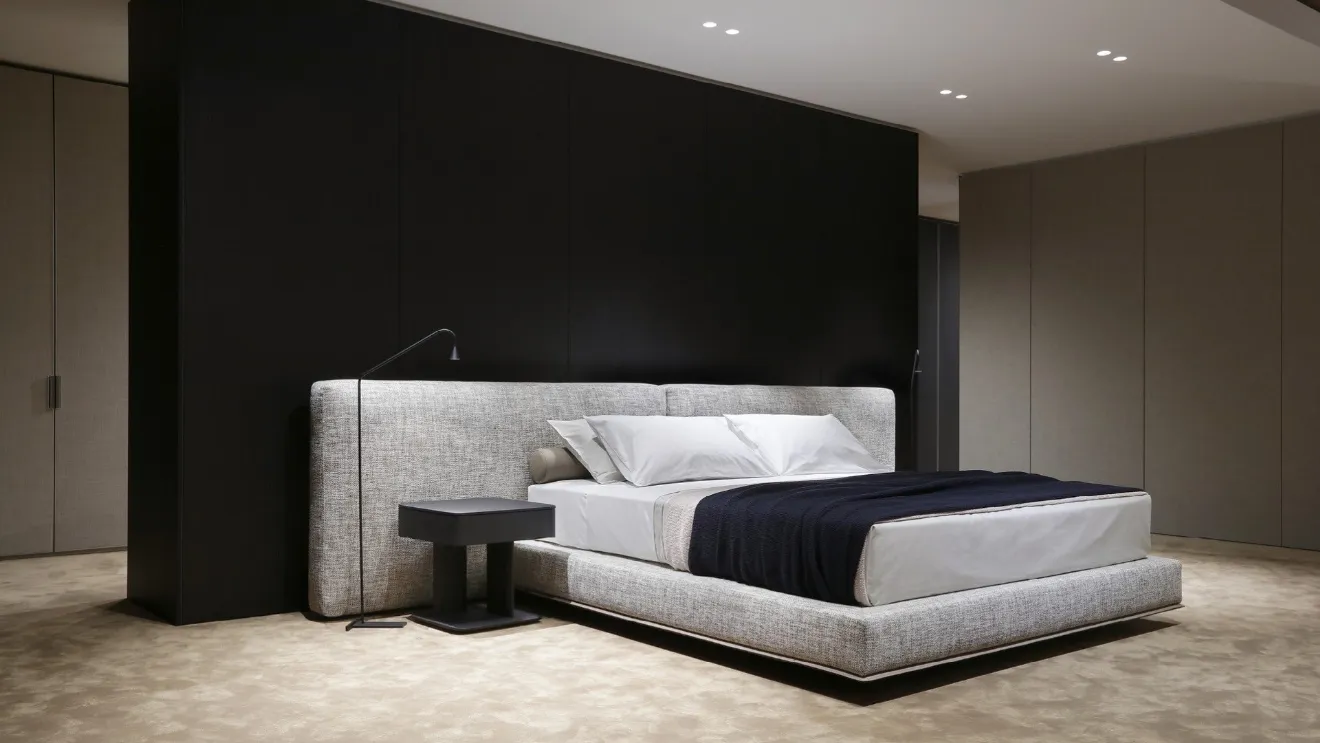 Letto imbottito Brera di Poliform
