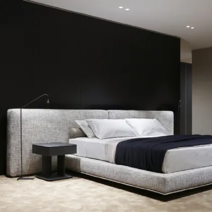 Letto imbottito Brera di Poliform