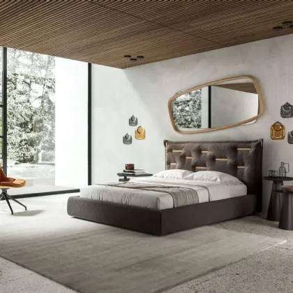 Letto con box contenitore Saona di Ozzio