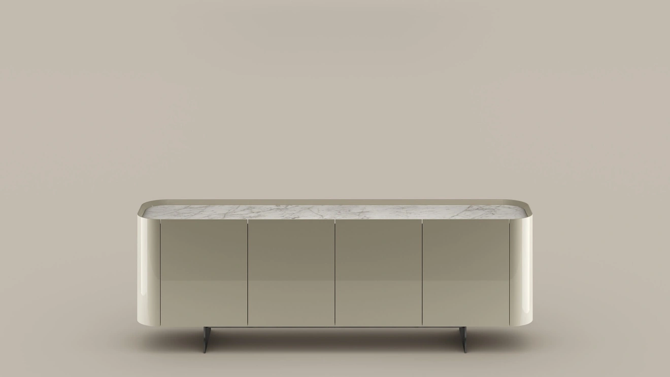 Madia in legno laccato lucido Arragan di Bonaldo