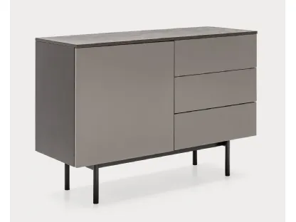 Madia in laccato opaco con top in nobilitato pietra piasentina Made CB6101 1 di Connubia