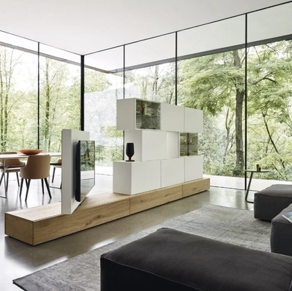 Mobile Porta Tv Tv Units Roto Lampo di Sangiacomo