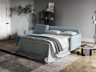 Divano Letto in tessuto con penisola Amadeus di Felis
