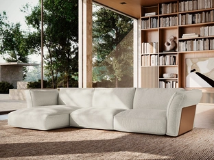 Divano con penisola Cocoon di Felis