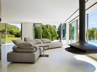 Divano di design in tessuto Flick Flack di Ditre Italia