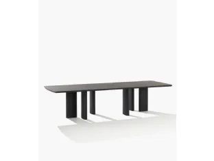 Tavolo Adrien in Olmo Nero di Poliform
