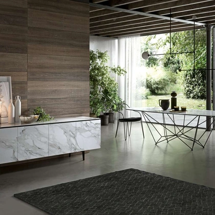 Tavolo Fil8 Fisso in Ceramica di Ozzio