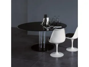 Tavolo rotondo Hub di Glas Italia