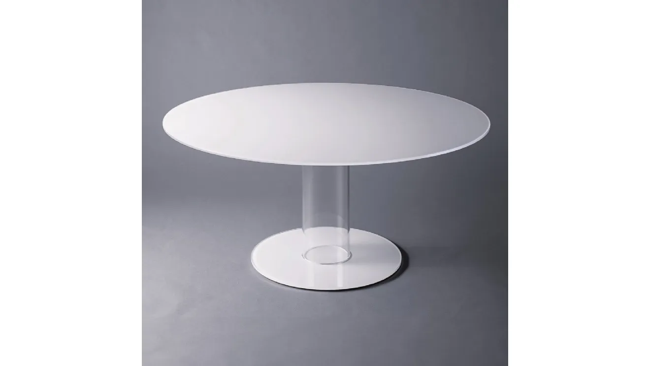 Tavolo rotondo Hub di Glas Italia